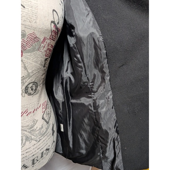 Style & Co.‎ Women's Black Double Breasted Lined Pea Coat Size Large Petite - Picture 11 of 13